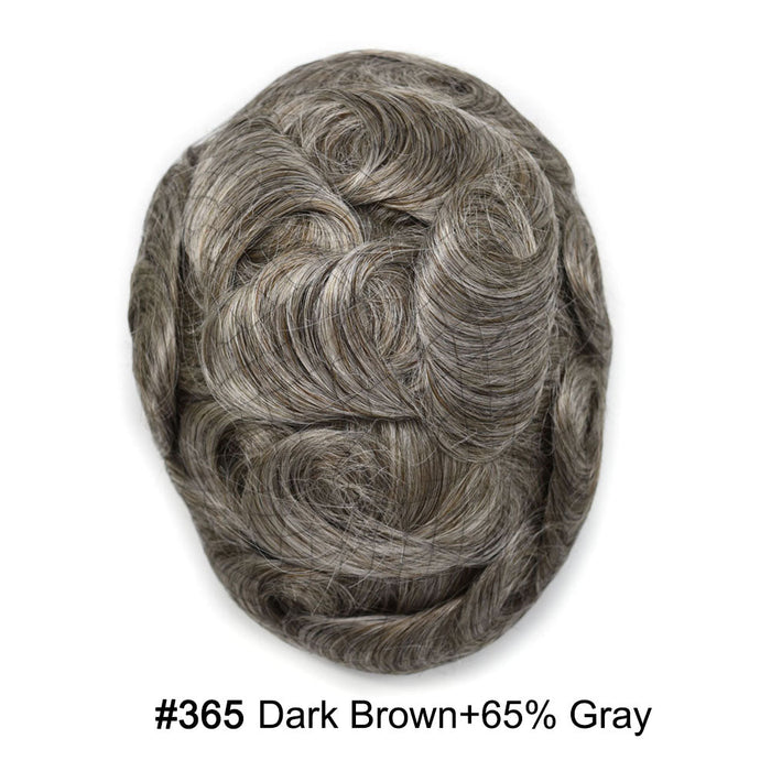 LYRICAL TOUPEE Full Swiss Super Welded Lace Mens Toupee US STOCK Bleached Knots Men Hair Piece Natural looking Toupee for Men