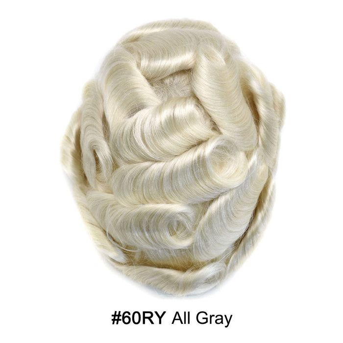 LYRICAL TOUPEE Full Swiss Super Welded Lace Mens Toupee US STOCK Bleached Knots Men Hair Piece Natural looking Toupee for Men
