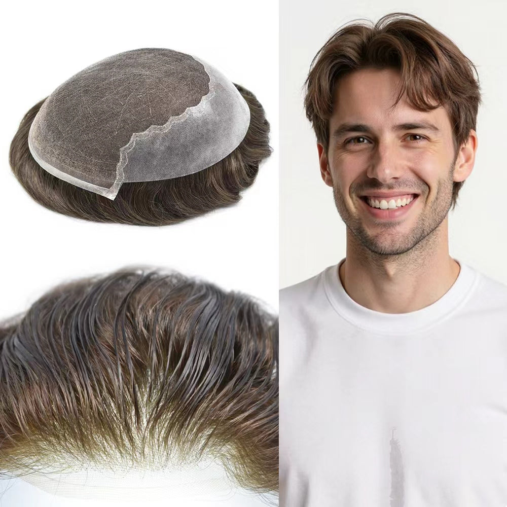French Lace Front Men's Hairpieces: Get the Best Natural Look