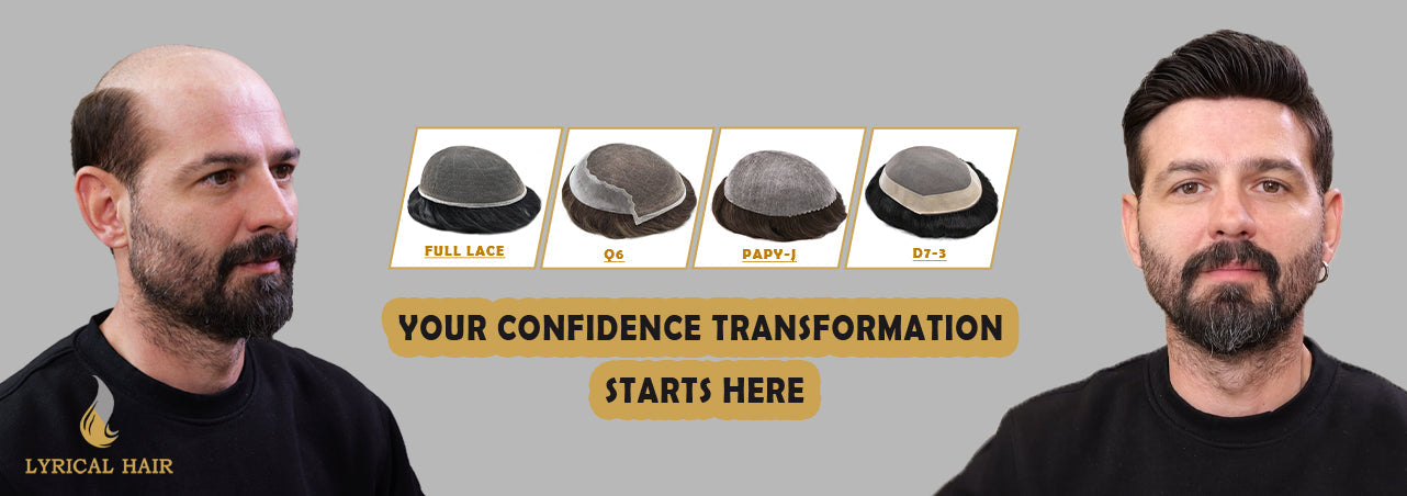 Lyrical Toupee: Men’s Hairpieces with Big Stock and Local US Shipping
