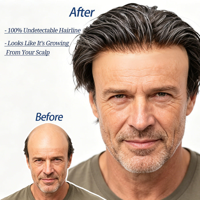 6 Inch Slight Wave Toupee: The Best Free Style Option for a Daily Look