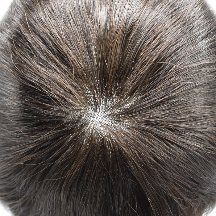 LYRICAL TOUPEE US STOCK Hair System For Men Monofilament With 2inch PU Mens Hairpieces