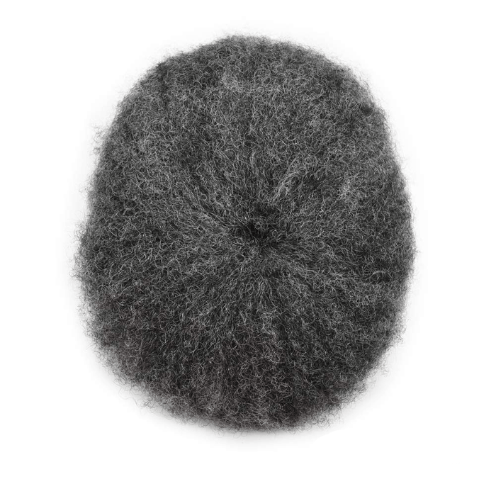 LYRICAL TOUPEE US STOCK Afro Curly French Lace Front Hairpiece for Black Men Weave Hair Unit