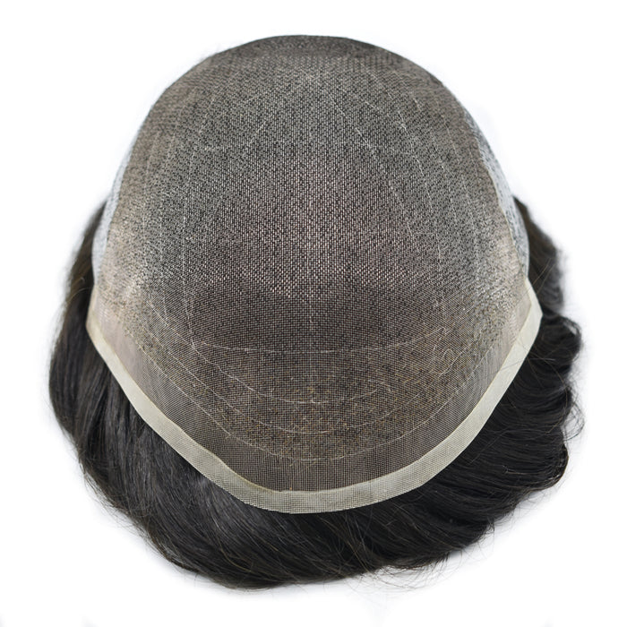 LYRICAL TOUPEE Welded Swiss Lace Hair System For Men Bleached  Knots Durable Toupee for Men Hairpieces