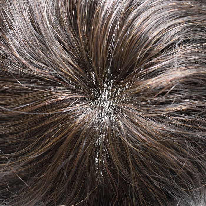 LYRICAL TOUPEE French Lace Hair Piece For Men Remy Human Hair Breathable Toupee V-Looped Front Natural Hairline Men Hair Replacement System