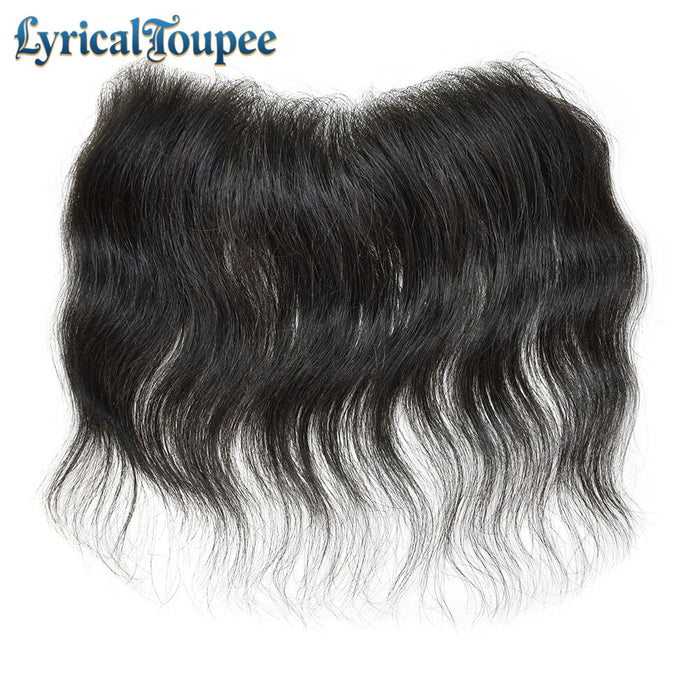 LYRICAL TOUPEE US Stock Men Frontal Hair System V-Looped PU Toupee for Men Natural Hairline Mens Toupee