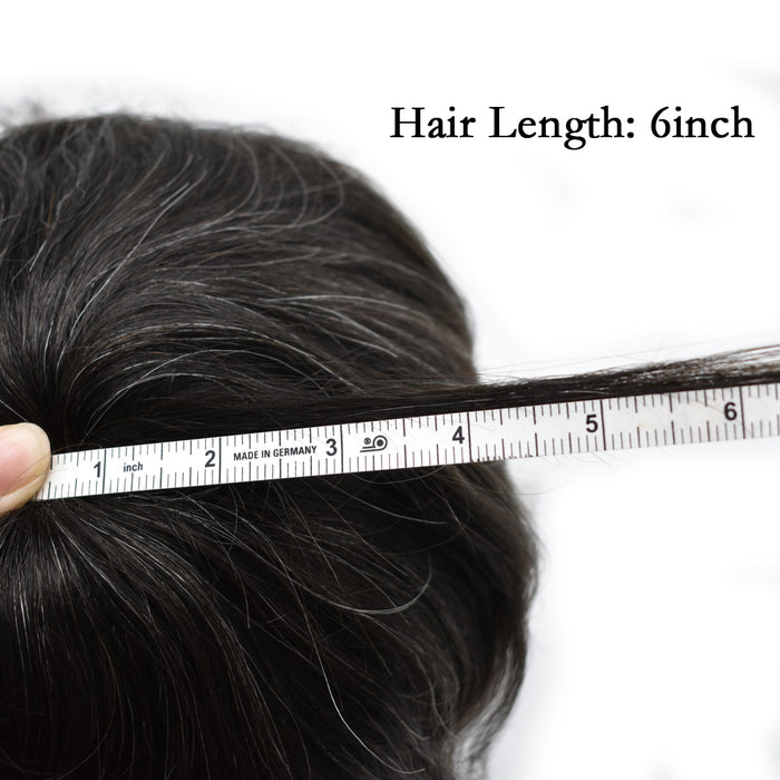 LYRICAL TOUPEE US Stock French Lace With PU Hair System For Men Natural Hairline Bleached  Knots Toupee for Men