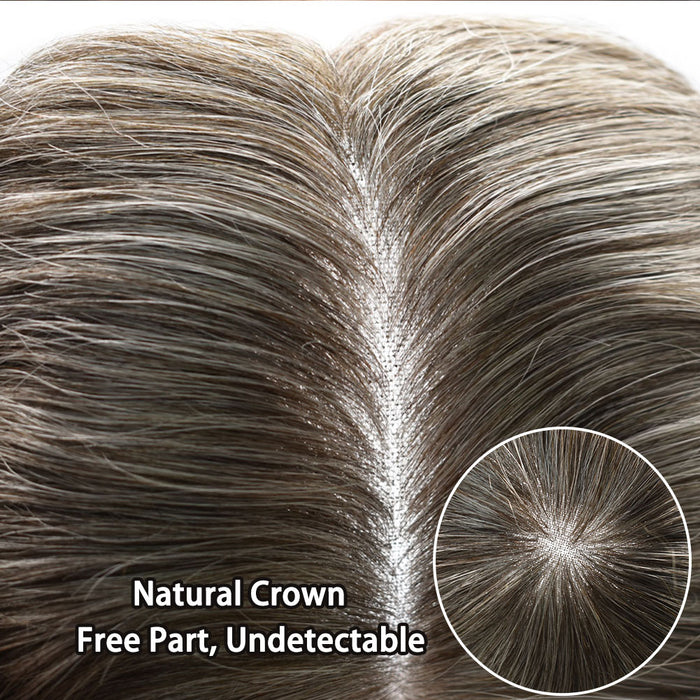 LYRICAL TOUPEE US Stock French Lace Hair System for Men PU Coated Mens Hairpiece Center Lace Human Toupee for Men