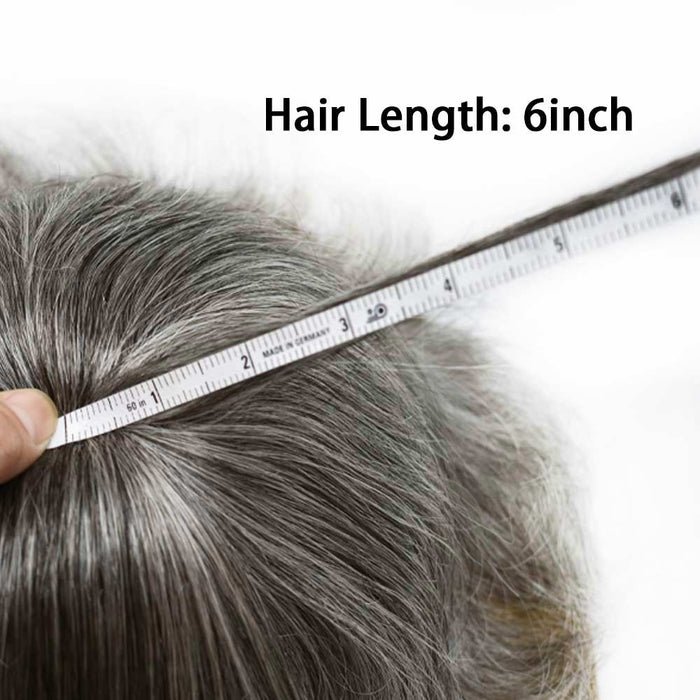 LYRICAL TOUPEE US Stock French Lace Hair System for Men PU Coated Mens Hairpiece Center Lace Human Toupee for Men